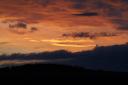 Sonnenuntergang um halb Sieben