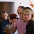 Feinen Nase beim degustieren