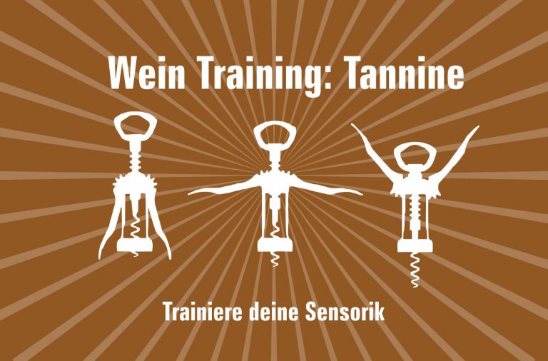Wein Sensorik Training: Tannin