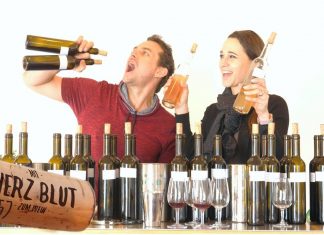 Finale Weindegustation und Weine entsäuren