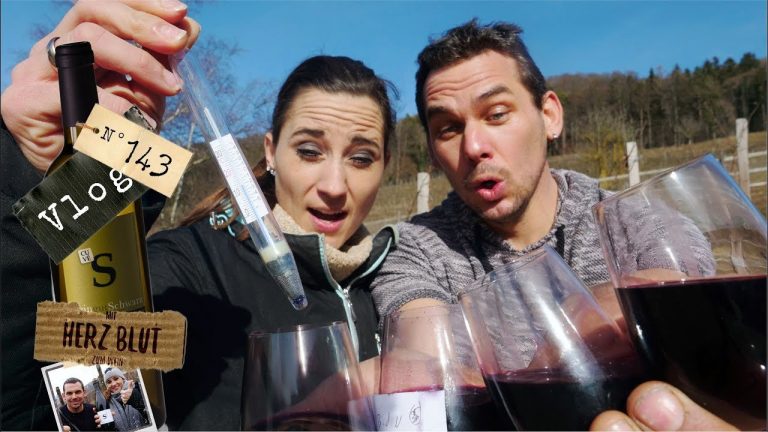 Alkohol im Wein messen.